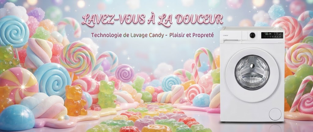 Lave-linge hublot CANDY GD 4108-S — 10 kg — Classe A — Finition blanche : L’appareil performant et économe à découvrir.