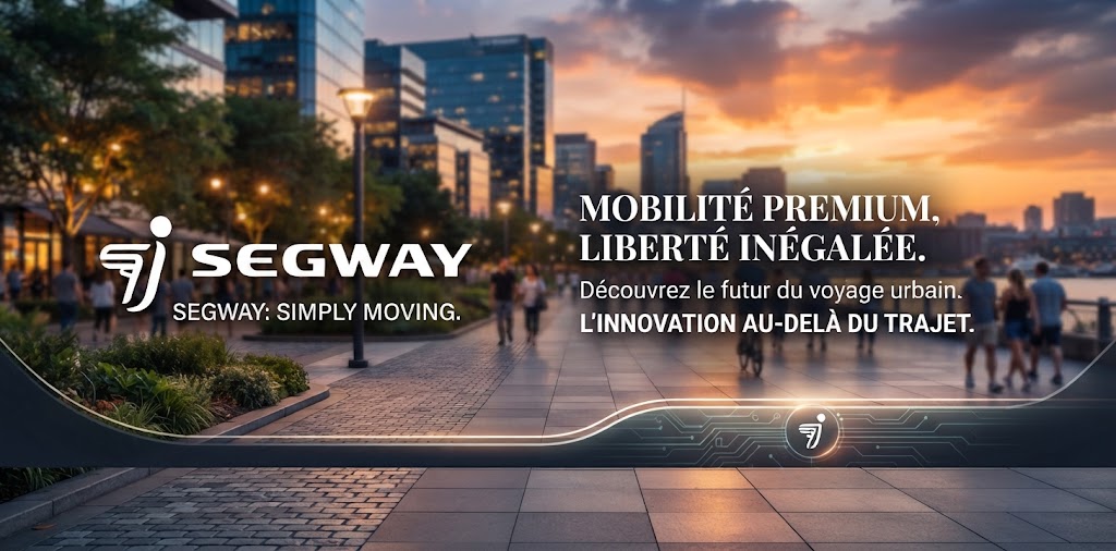 Marque Segway-Ninebot — Référence mobilité urbaine. Fiabilité, SAV et pièces disponibles. Modèles C2, F3, Max, GT.