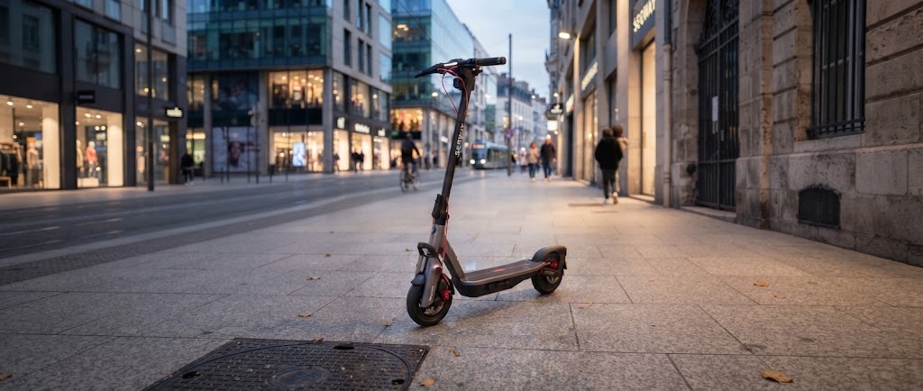 Segway F3 Pro E — Batterie 477 Wh, recharge 8 h, batterie d'appoint disponible. Pliable 19,3 kg. Meilleurs prix — Deals Store Fr.