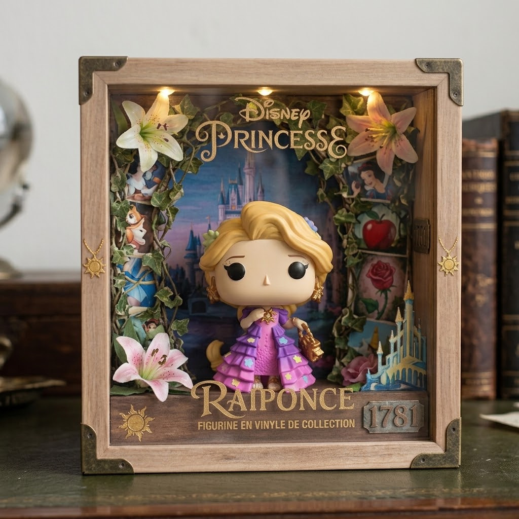 Funko Pop Raiponce — tenue de soirée royale — Disney Princesses. Figurine officielle #1781, l'éclat à ajouter sans attendre à votre collection !