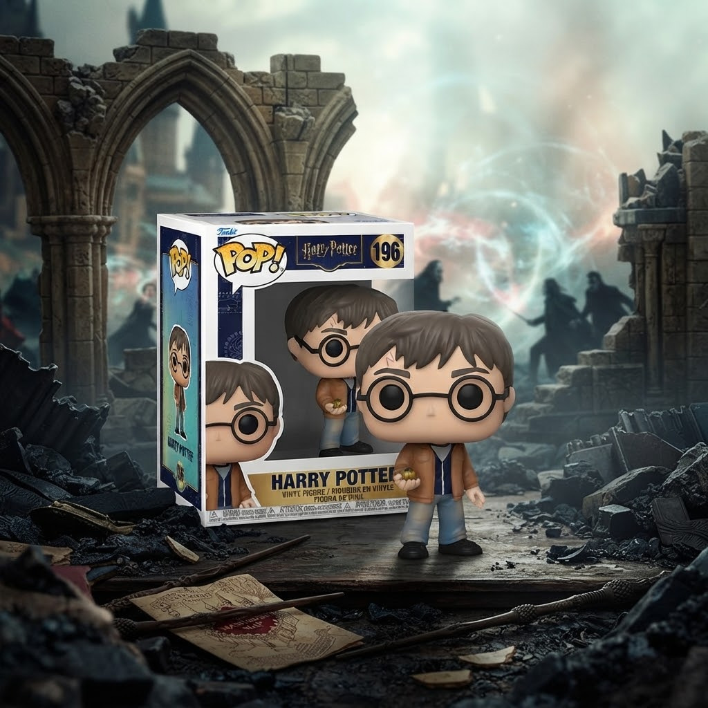 Funko Pop Harry Potter n°196 — La Pierre de Résurrection dans le Vif d'Or. Figurine 100% authentique, boîte d'origine.