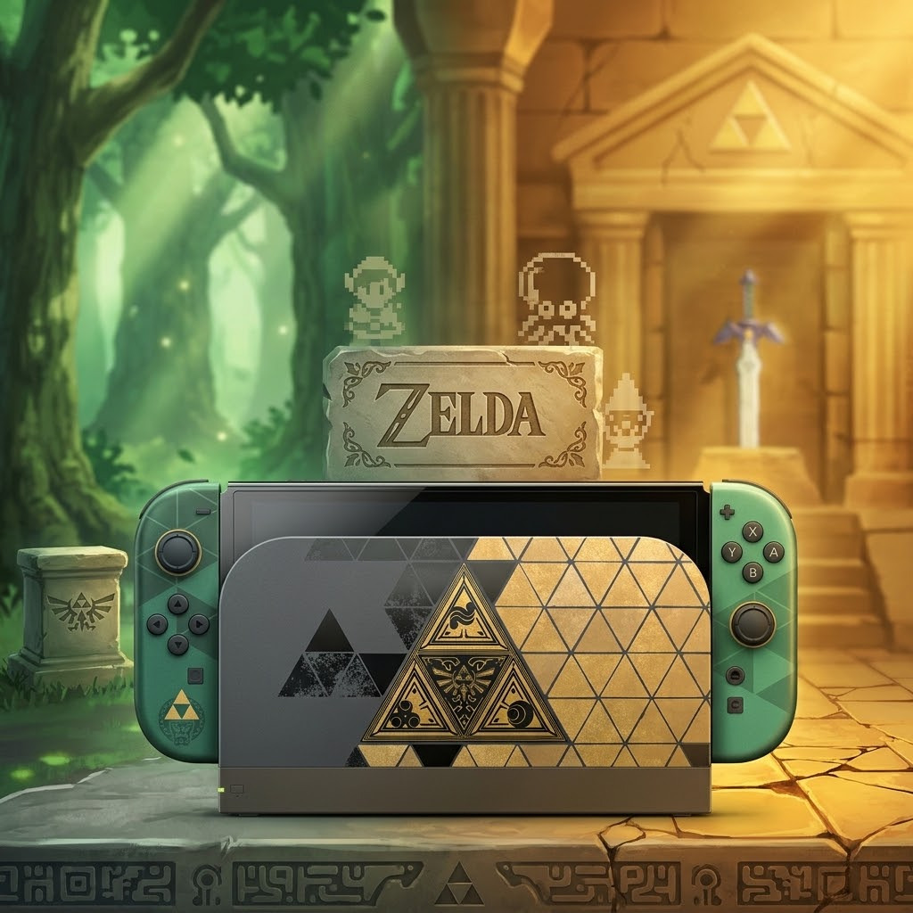 Réapprovisionnement Édition Zelda 40e anniversaire — Novembre 2026 ! Nintendo achemine de nouvelles unités. Disponibilité à confirmer.