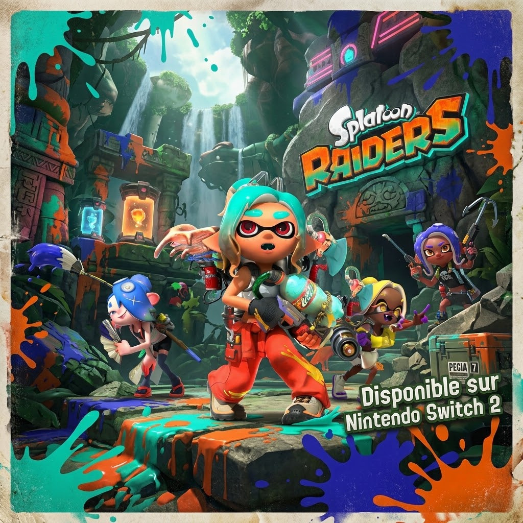 Splatoon Raiders : incarnez un mécanicien et collaborez avec Deep Cut ! Mystères des îles Spirhalite, chasse aux trésors et affrontements.