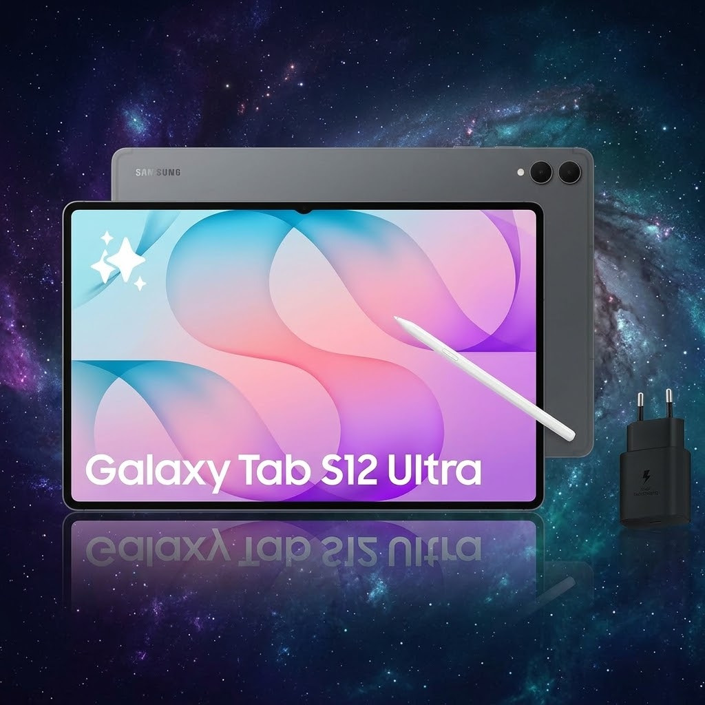 Galaxy Tab S12 Ultra 256 Go — Anthracite. Tablette Samsung Wi-Fi, écran 14,6", S Pen inclus, Galaxy AI.