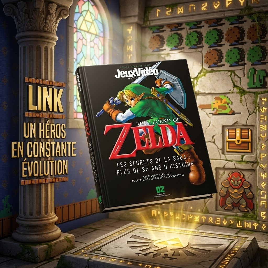Zelda, 35 ans de secrets et d'épopées. Des origines aux chefs-d'œuvre modernes — plongez au cœur de la plus grande saga d'aventure de Nintendo.