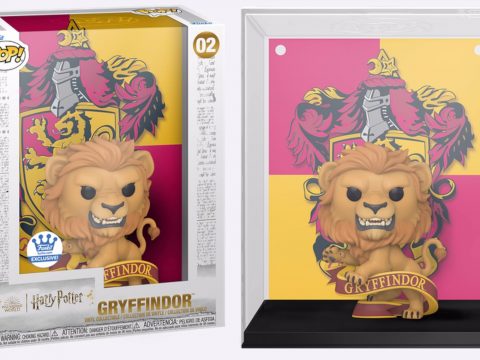 Figurine Funko Pop du lion de Gryffondor : la mascotte iconique de la maison qui captivera les fans d'Harry Potter.