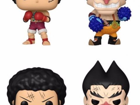 Confrontation épique entre Luffy & Foxy chez Funko ! Découvrez les versions classiques et rares en édition poursuite, avec des détails incroyables de leurs blessures après le combat.
