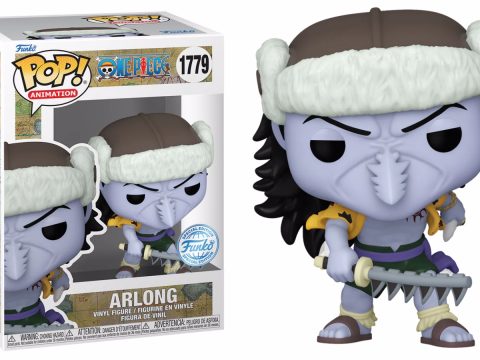Funko Pop Arlong (One Piece) avec son épée dentée. Une figurine unique pour tout fan et collectionneur des méchants emblématiques de la série.