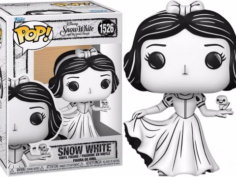 Funko Pop Disney Blanche-Neige et les sept nains - Blanche Neige n°1526 en édition spéciale noir et blanc - Prix : 16,00€.