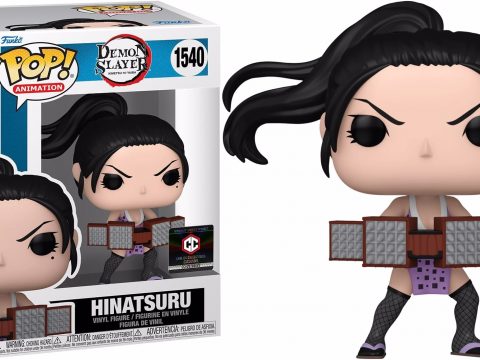l'Héroïne courageuse Hinatsuru Battle de Demon Slayer, elle se dévoile avec sa tenue iconique (collant, sandales) dans une figurine funko pop.