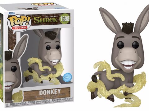 Découvrez la Funko Pop exclusive de Donkey, le fidèle compagnon de Shrek - Pour célébrer le 30e anniversaire du film d’animation culte.