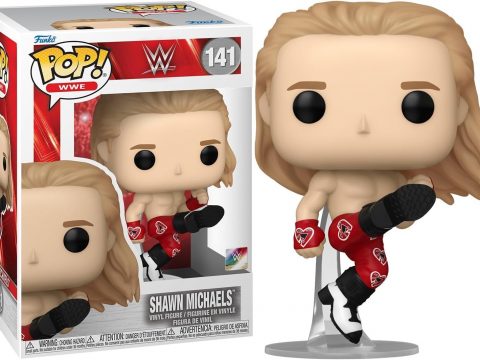 Shawn Michaels a souvent été aperçu sur le ring avec un pantalon rouge orné de cœurs, des bottes de combat et un gant distinctif. Ces éléments iconiques sont désormais immortalisés sous forme de figurine Funko Pop.