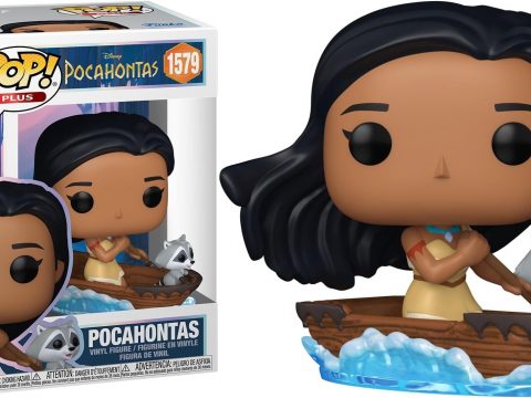 Cette nouvelle Funko Pop deluxe capture à merveille l’âme du film en représentant Pocahontas voguant sur la rivière, avec Meeko confortablement installé à ses côtés.