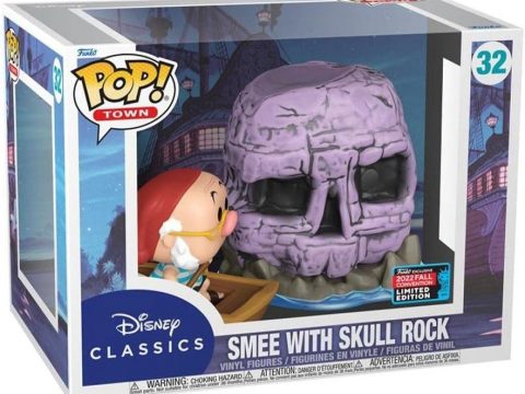 Revivez une scène culte de Peter Pan avec cette figurine Funko Pop de Monsieur Mouche, naviguant vers la légendaire Tête de Mort.
