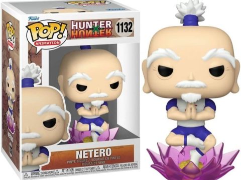 Netero, le célèbre président de l'Association des Hunters, est maintenant disponible en figurine Funko Pop. Cette version miniature capture son look distinctif, notamment son chignon emblématique.