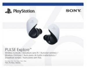 Prêt à écouter votre musique avec la nouvelle paire d'écouteurs sans fil Sony Pulse Explore en blanc.