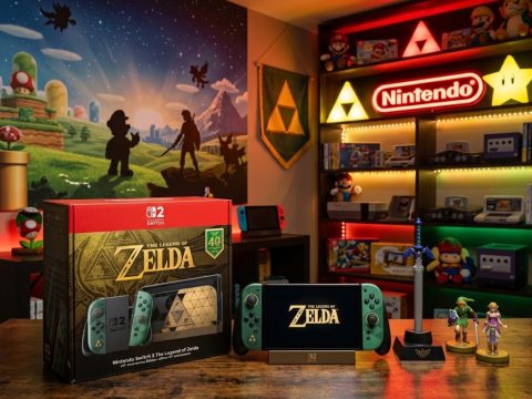 Nintendo Switch 2 — Édition Spéciale 40 Ans de The Legend of Zelda : Console collector, design exclusif, contenu bonus et précommandes disponibles.