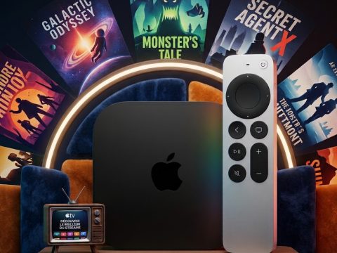 Apple TV 4K 4e génération — Le nouveau standard du divertissement. A19, 128 Go, AV1, Wi-Fi 7, Siri mains libres. Disponible sur Deals Store Fr.