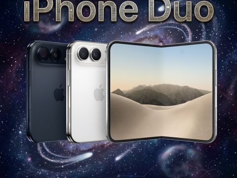 Apple iPhone Duo 5G — 256 Go à 2 To Blanc / Ciel Nocturne iPhone Duo : élégance pliable. 7,6" Super Retina XDR, puce A20 Pro ultra-performante, double eSIM. Du 256 Go au 2 To — deux finitions sublimes !