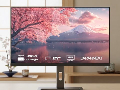 Écran 5K JAPANNEXT 27" — Dalle IPS, sRGB 100%, HDR. USB-C 90W pour charger votre ordinateur. Espace de travail maximal.