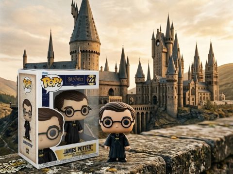 James Potter Cornedrue — Funko Pop! n°223 sur la Carte du Maraudeur. Première figurine officielle. Rassemblez les 4 Maraudeurs dans votre collection !