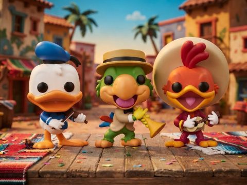 Pack 3 Funko Pop Les Trois Caballeros — Édition exclusive. Donald, José, Panchito. Film 1944. Non vendu séparément. Pièce incontournable !