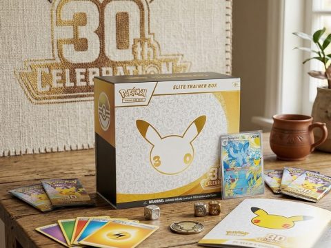 Pokémon — Coffret 30e Anniversaire Dresseur d'Élite (États-Unis). Édition anglaise limitée. Cartes 100% brillantes.