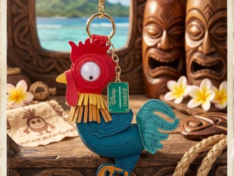 Porte-clés figuratif charme Hei Hei — Vaiana / Moana Disney. Figurine fidèle du coq légendaire, à accrocher à vos clés ou votre sac.