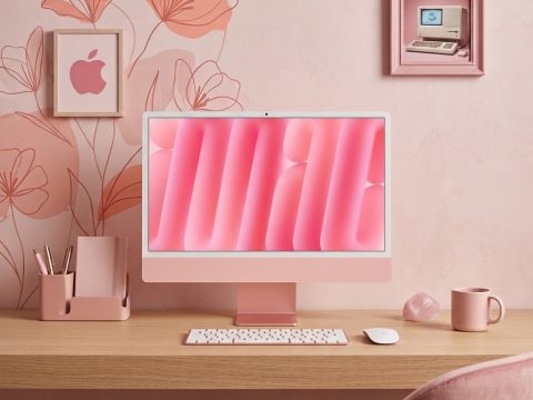 iMac Apple M6 — Rose élégant 24" Retina 4,5K, 16 Go RAM, 256 Go SSD. Parfait pour créer, travailler ou étudier. Accessoires assortis inclus
